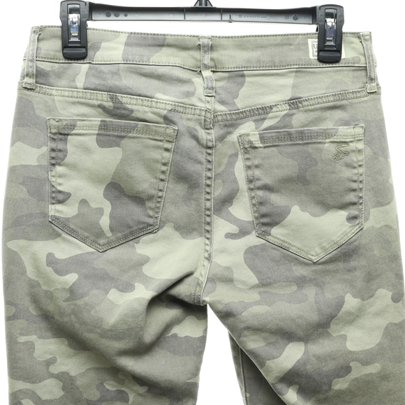 Seven7 CAMO Utility Ankle Skinny Pants Women 4 Green Cotton/Spandex - Picture 6 of 15